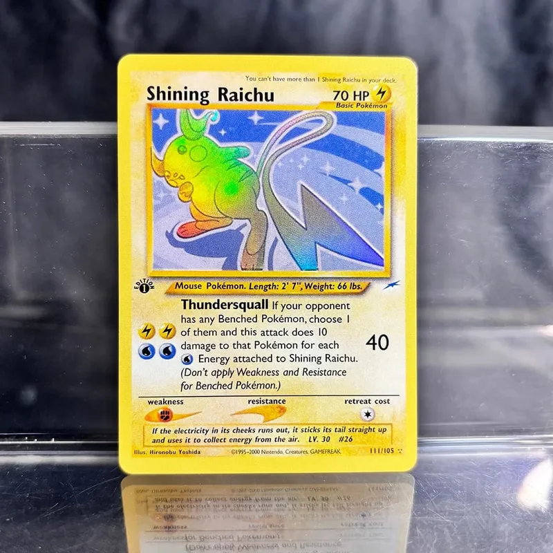 Holografische PKM-Einzelkarten, Charizard EX, Pikachu, 1. Auflage, Neo Mewtu, PTCG-Ersatzkarten, Sammlung, Kampfkarten, Spielzeug, Geschenke — image 13