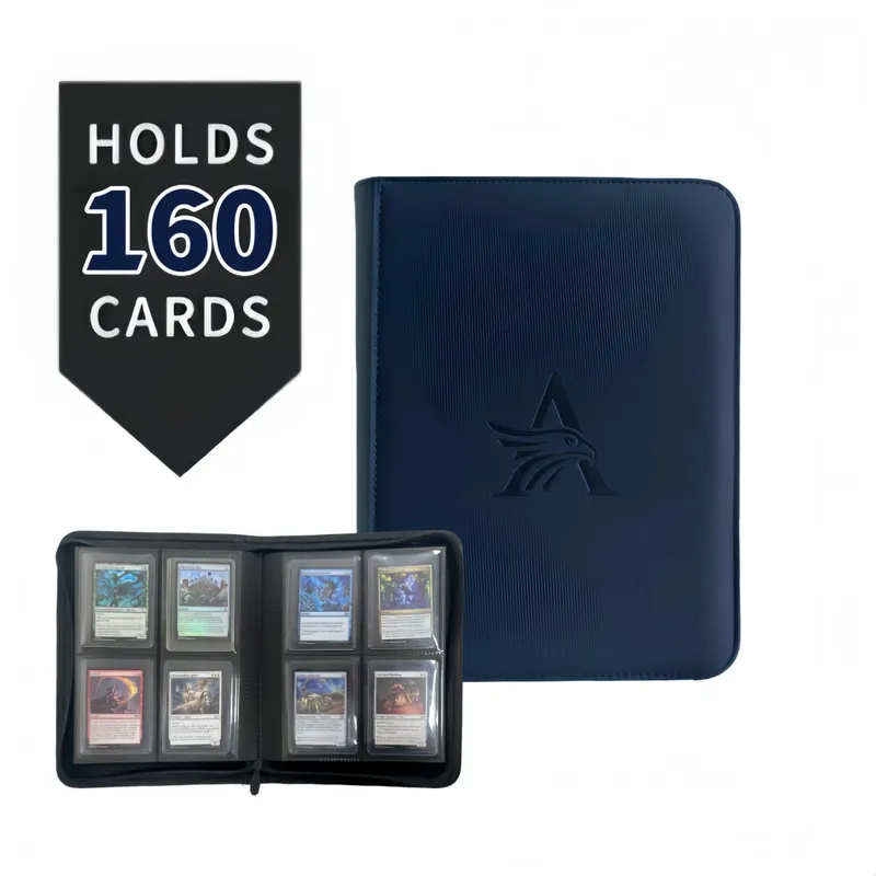 Classeur de cartes TopLoader à 4 pochettes (160 cartes) – Noir/stockage de qualité industrielle pour les cartes TCG et de sport. Le rêve du collectionneur — image 8
