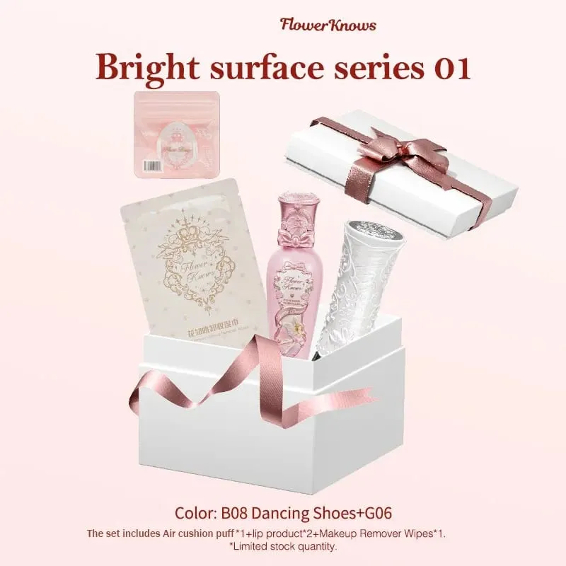 Flower Knows Makeup Kit Lipstick Set Make Up Blush Vitamin Lipgloss Remover Wipes Lip Gloss Wholesale Maquillaje Profesional — image 6