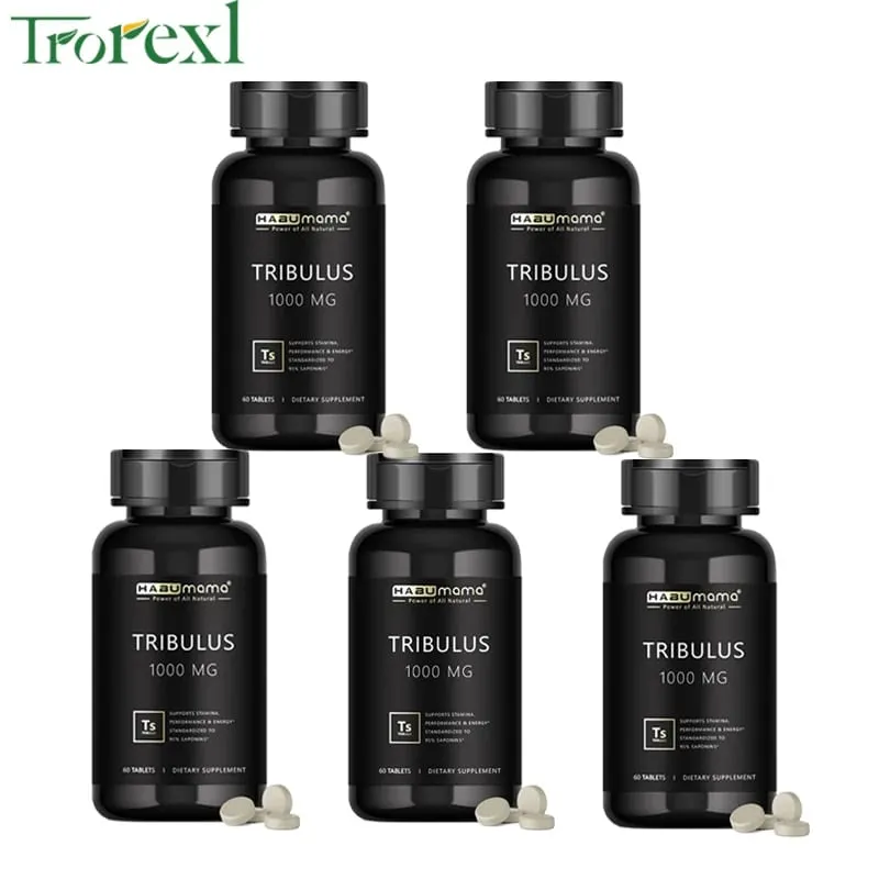 High Purity Tribulus Terrestris Pills Male Enhancing Supplement Boosts Energy Stamina & Fast Acting 60 tablets