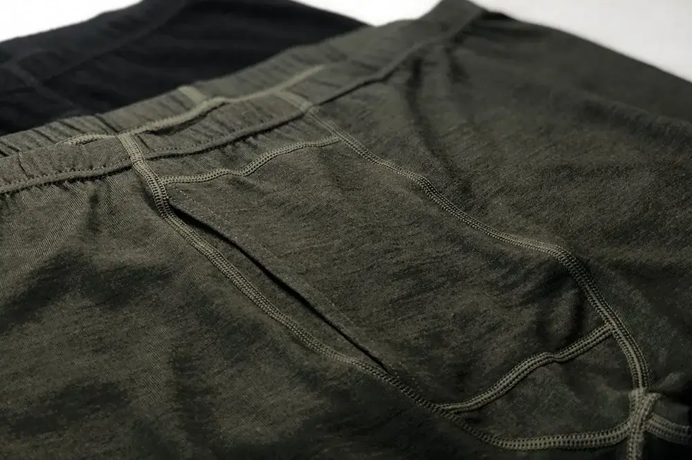 Boxer da uomo in lana merino lunga 100% lana merino intimo da uomo strato di base 240G mutande sportive da uomo fitness traspirante