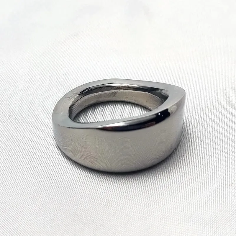 Acciaio inossidabile Metallo Blocco del pene Anello del rubinetto Eiaculazione di ritardo Palla Scroto Barella Erezione Anello del rubinetto Schiavo Giocattolo del sesso maschile Uomo — image 6