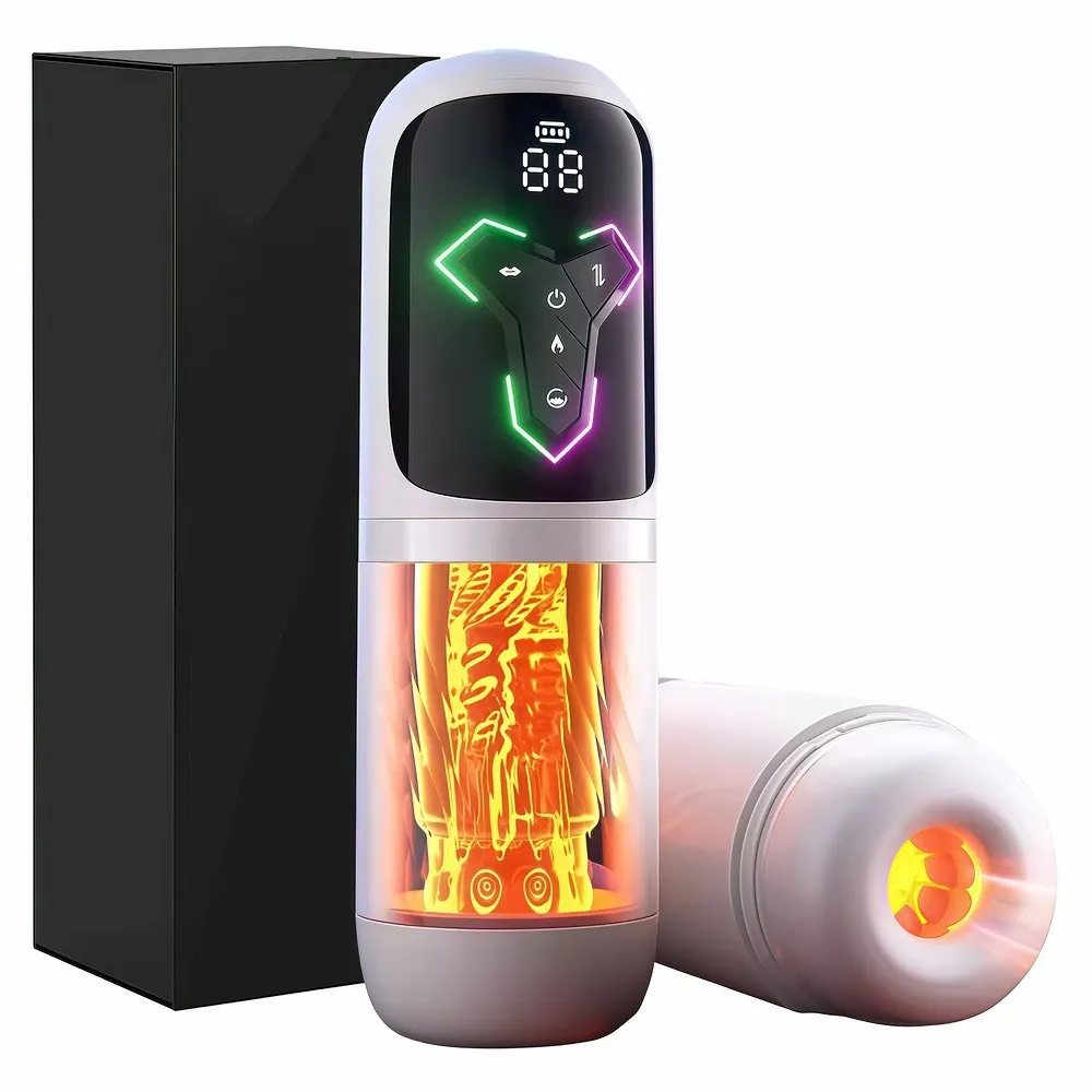 Tự Động Kính Thiên Văn Nam Masturbator Đâm Hút Rung Làm Nóng BF Thủ Dâm Cốc Nam Giới Trưởng Thành Đồ Chơi Tình Dục — image 1