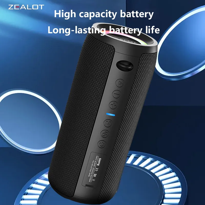 S51 Pro 40W Wireless Speakers Outdoor Portable Subwoofer Speaker 5200mAh Battery 24 Hours Playtime Loud Stereo. — image 6