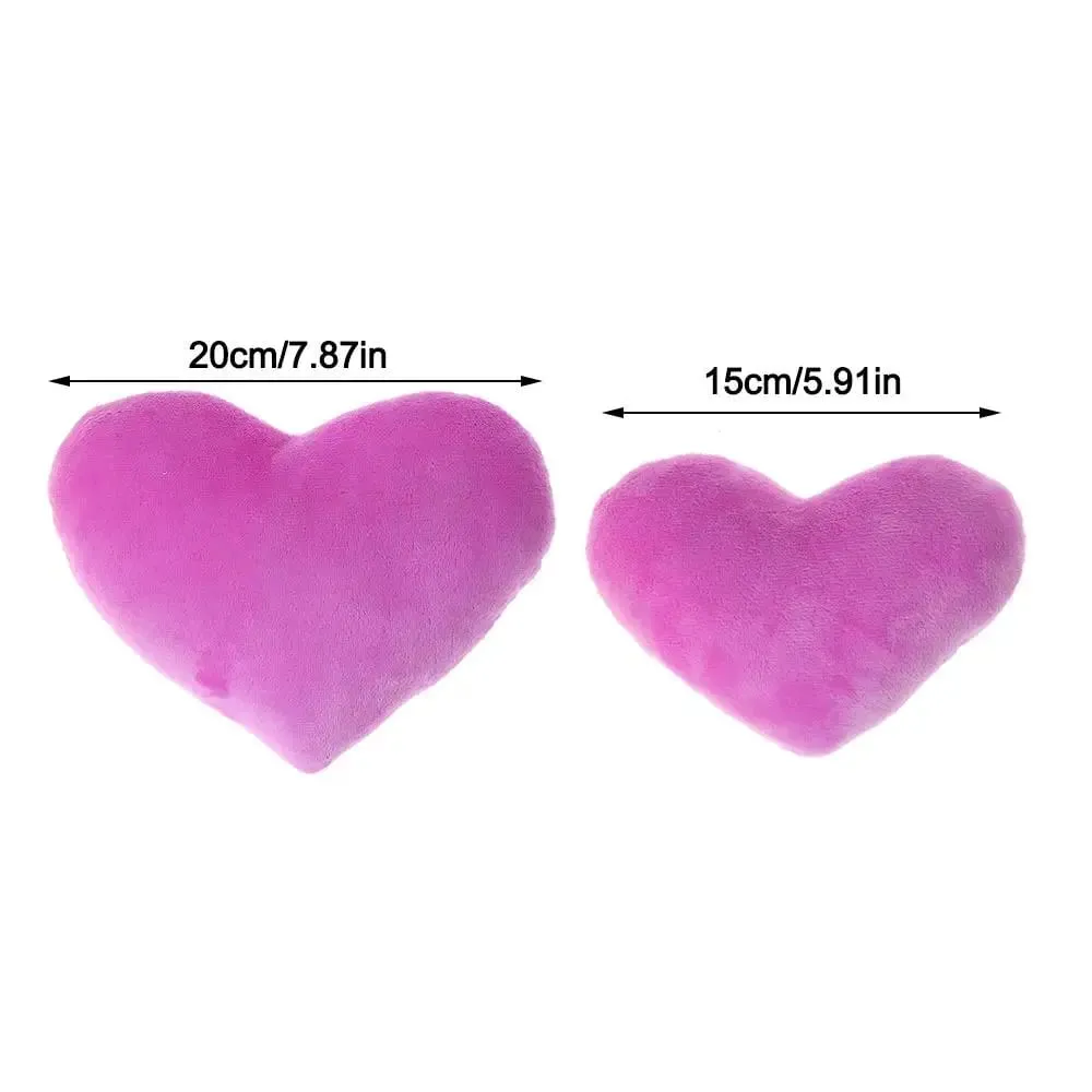 Pink Color Home Decorative Valentines Day Heart Pillow Soft Pillow Pillow Heart Shape — image 3