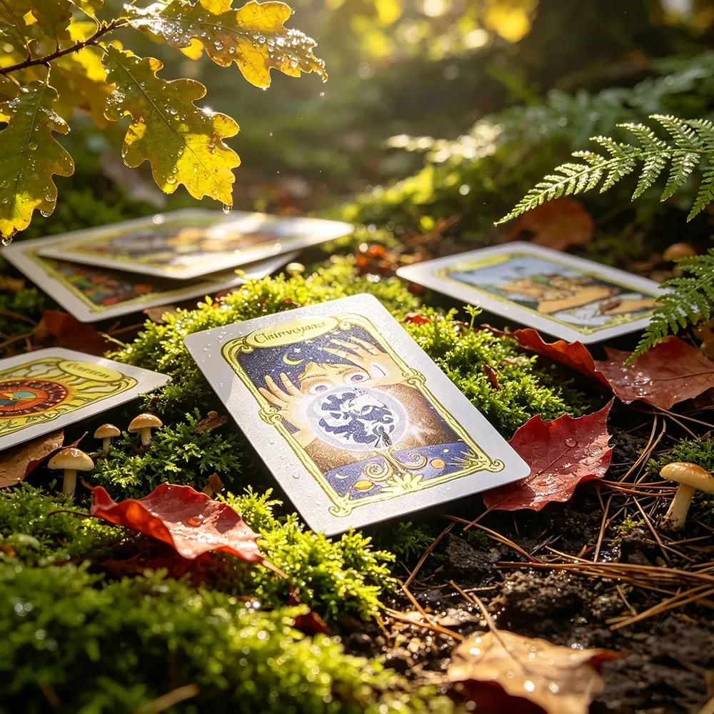 L'Oracle Des Miroirs Jeu de cartes de divination Cartes à thème miroir français Jeu de divination mystique avec guide pour débutants — image 5