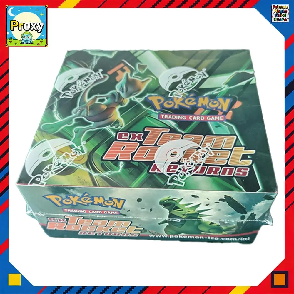 Pokemon EX Team Rocket Returns Booster Box PTCG Cards board game Collection Anime Booster Pack Blind Cards PKM Toy Gifts — image 1