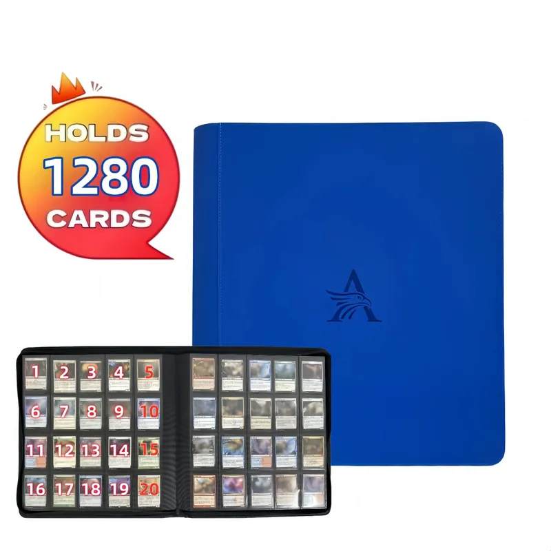 Premium-Kartenordner mit 20 Fächern – 1280 Sammelordner, Kartenalbum, Kartenhalter, passend für TCG- und Sportkarten. Sammlertraum — image 10