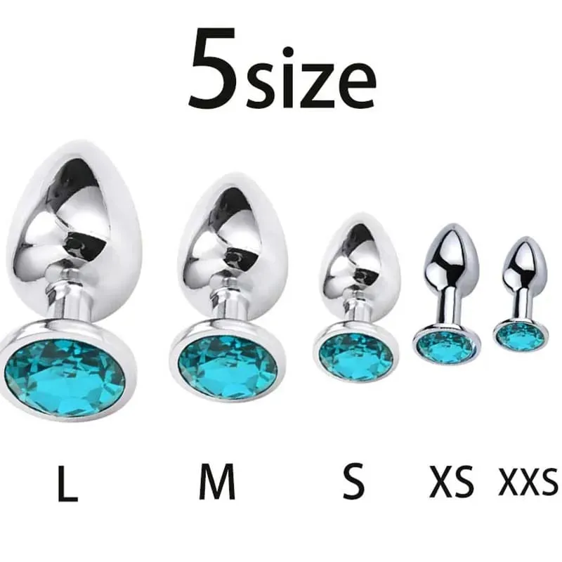 สแตนเลสรอบ Butt Plug Anal เครื่องประดับกระตุ้น Dildo สำหรับคู่เกย์เพศของเล่นผู้ใหญ่ Plug — image 2
