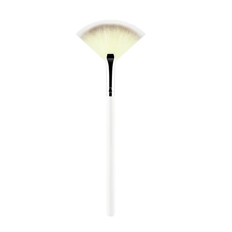 1ks Nové praktické štětce na obličej Vějířové štětce na make-up Měkké přenosné štětce na masky Kosmetické pomůcky pro dámy Dívky Nail Charm Beaut — image 11