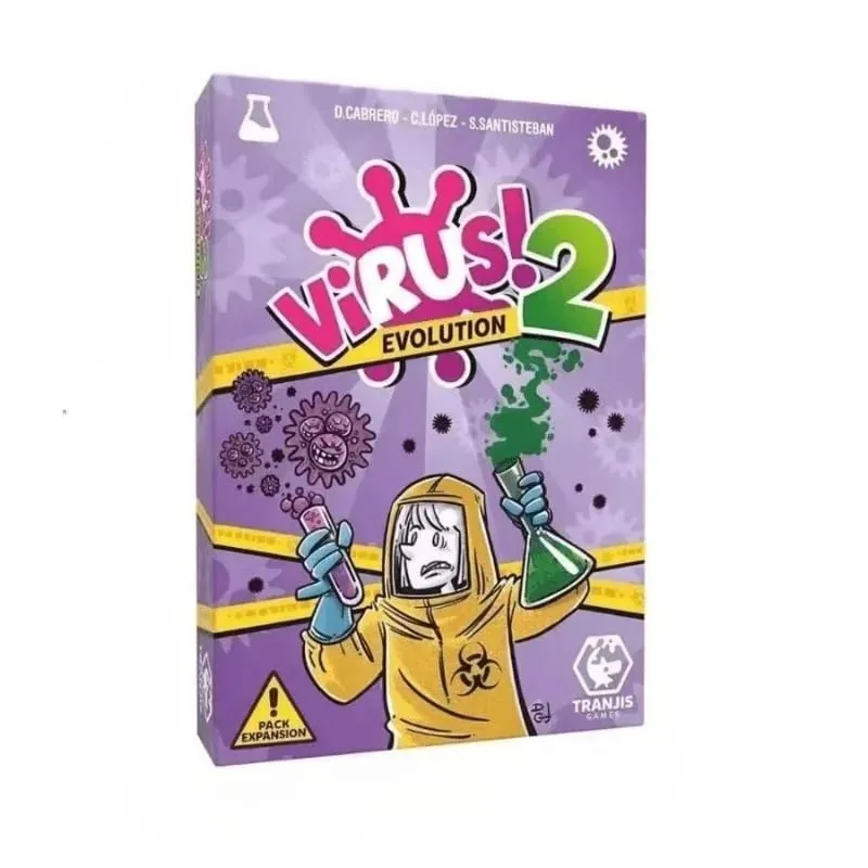 Interessant Virus Card Game & Virus Evolusion 2 Det smitsomt sjove brætspil til bryllupsfødselsdagsfest brætspil