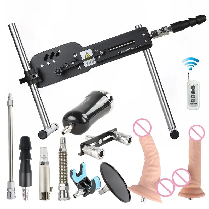 שדרוג מכונת סקס עם שלט רחוק Super Silent Ultra Adjustable Vac U Lock 30db 70W מכונת אהבה עם Big D חינם — image 28