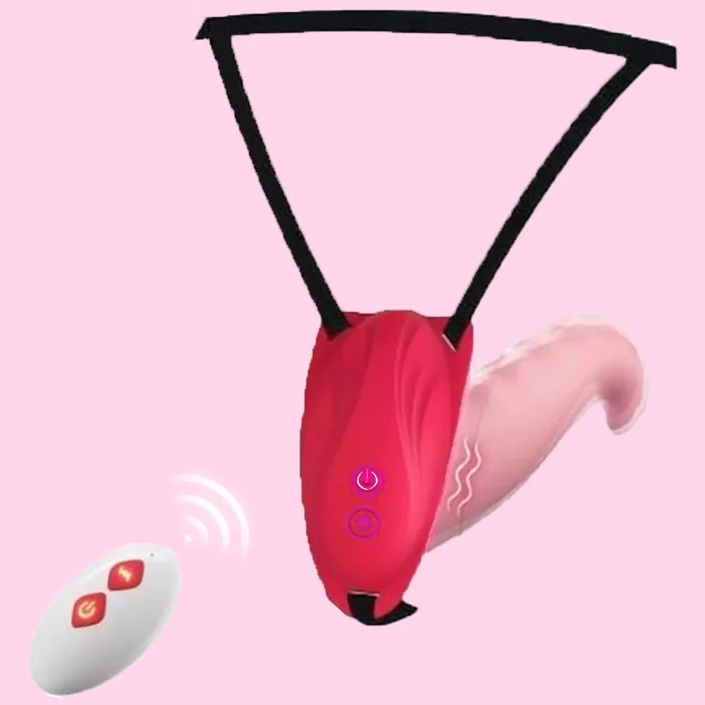 착용 가능한 진동기 원격 제어 진동이있는 미니 Clit 팬티 나비 진동기 Discreet Rose 섹스 토이 여성 커플 즐거움 — image 1