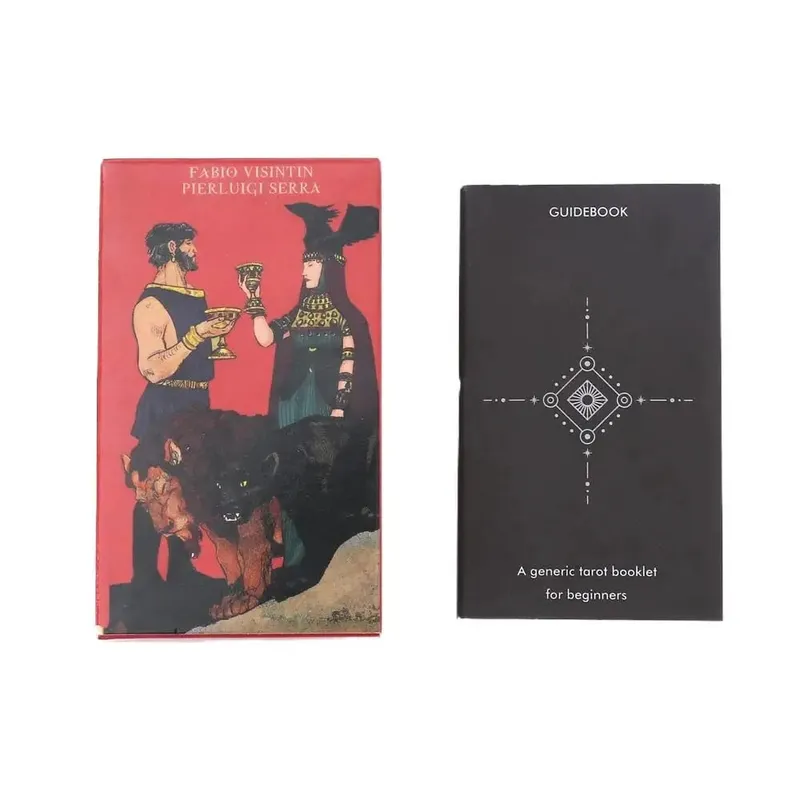 Circe Tarot, 78 Karten mit Anleitungsheft, Schicksals-Wahrsagerei, Tarotkarten, Wahrsagerei, Kartenspiele, Party-Brettspiel, 10,3 x 6 cm