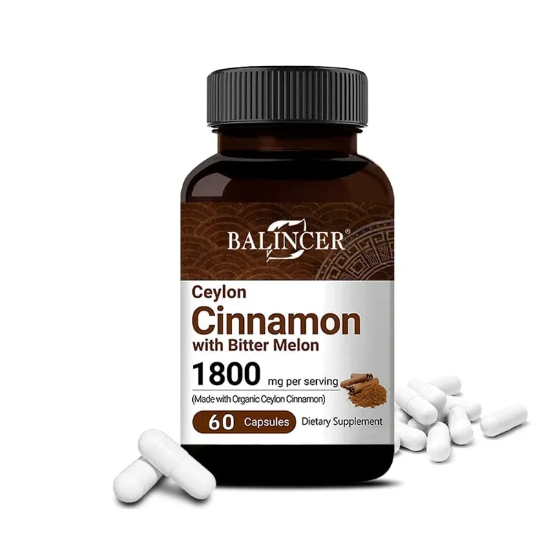Balincer Ceylon Cinnamon - Promotes Metabolism Helps Cardiovascular and Gastrointestinal Health Antioxidant - 120 Capsules — image 9