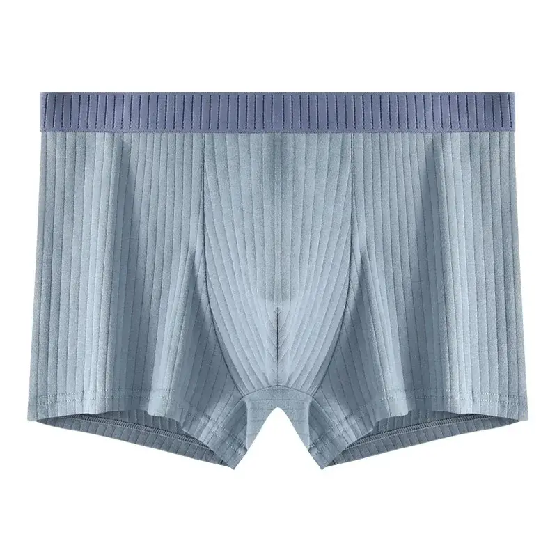 4pcs/set High Quality Cotton Men's Underwear Antibacterial Boxer Shorts Elastic Breathable Men Underpants Soft Male Short — image 19