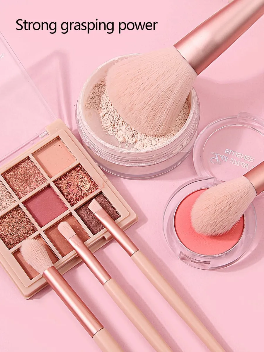 ใหม่ 13 ชิ้น/เซ็ตในถังแปรงแต่งหน้าแปรงแต่งหน้า Foundation Blush Contour อายแชโดว์ Brow Lashes เครื่องสำอางค์แปรงเครื่องมือความงาม — image 5