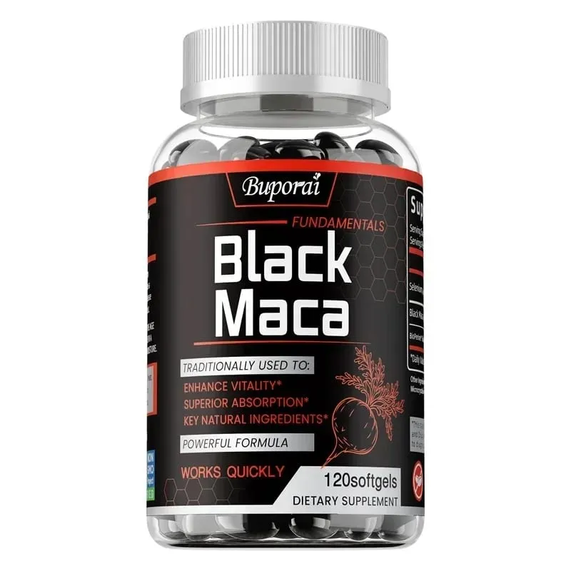 Suplement czarnej Maca - naturalny nergizer poprawiający wydajność, wytrzymałość energetyczną, masę mięśniową, poprawiający równowagę hormonów — image 8