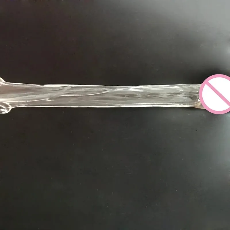 Highly Elastic Crystal Condom Reusable Penis Extender Sleeve Delay Ejaculation Pagpapalaki ng Penis Intimate Goods Mga Sex Toys Para sa Mga Lalaki — image 4