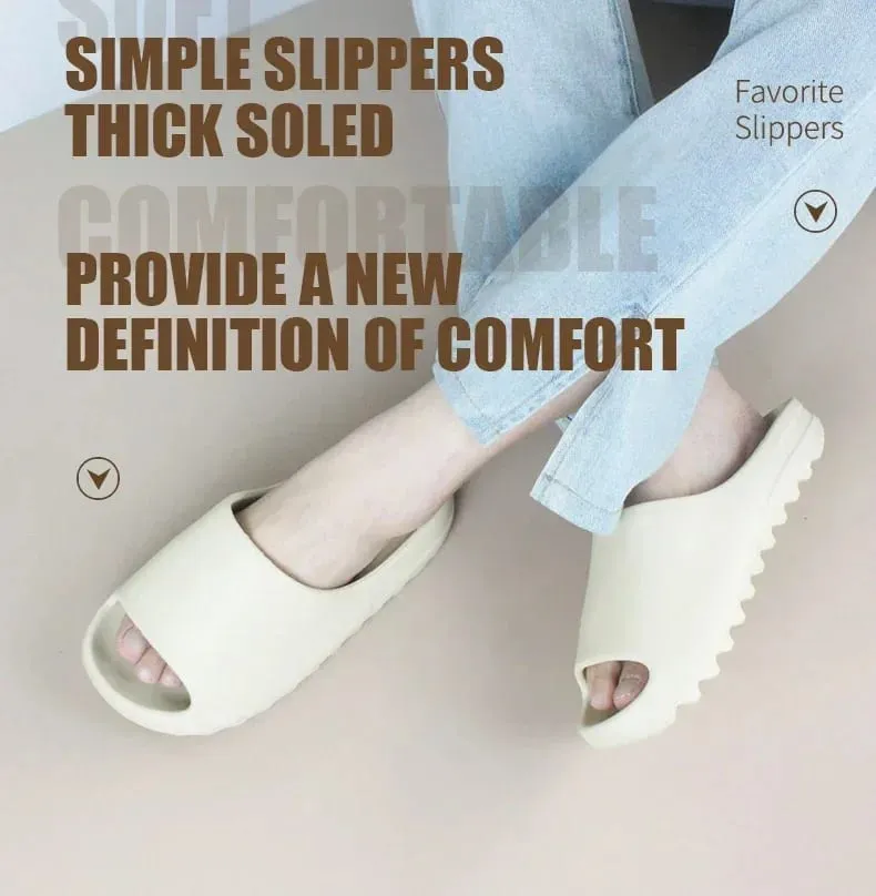 2025 Hot sales Coconut Slippers Cloud Thick-soled Sandals Summer Fashion Soft Bottom Beach Men Slippers Women's SandalsSlides — image 4