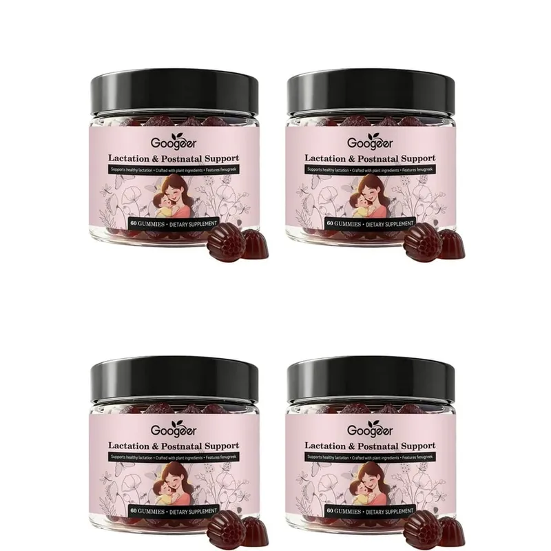 Googeer Lactation Support Gummies พร้อม DHA และ Choline Fenugreek และ Fennel Extract Moringa สำหรับโภชนาการหลังคลอด 60 Gummies — image 10