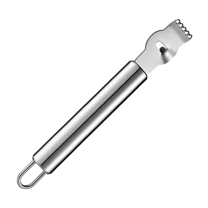 Éplucheur de citron et d'orange en acier inoxydable, couteau à agrumes à double usage, Gadget de cuisine, accessoire de Bar, outil de cuisine polyvalent
