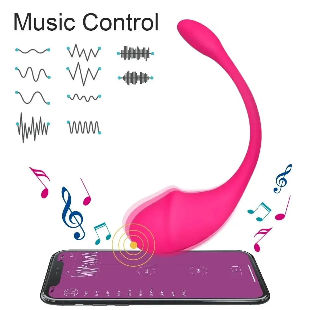 Gode vibrateur sans fil Bluetooth pour femmes, œuf d'amour, contrôle par application, stimulateur de Clitoris, point G, culotte féminine, jouets sexuels pour adultes — image 2