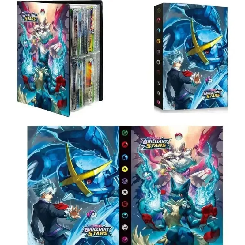 240 adet Yangın Ejderha Kartı ve Diablo-Fire Ejderha Kart Kitabı Charizard Kartları albüm kitap Oyun Kartı VMAX GX Tutucu Bağlayıcı Serisi Hediye — image 5