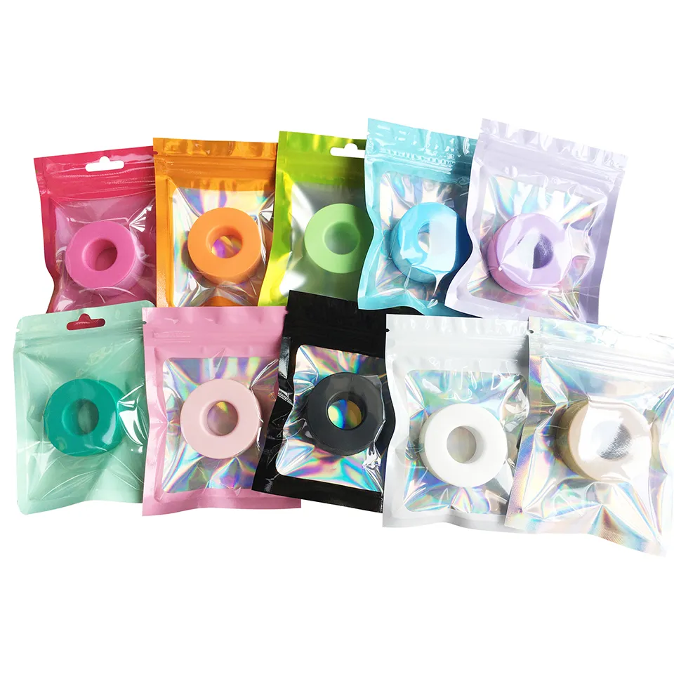 5/10 Rollen Silikon-Gel-Klebeband für Wimpernverlängerungen, nicht gewebt, atmungsaktiv, für empfindliche Haut, unter den Augen, Wimpernband, Make-up-Werkzeug-Versorgung — image 7