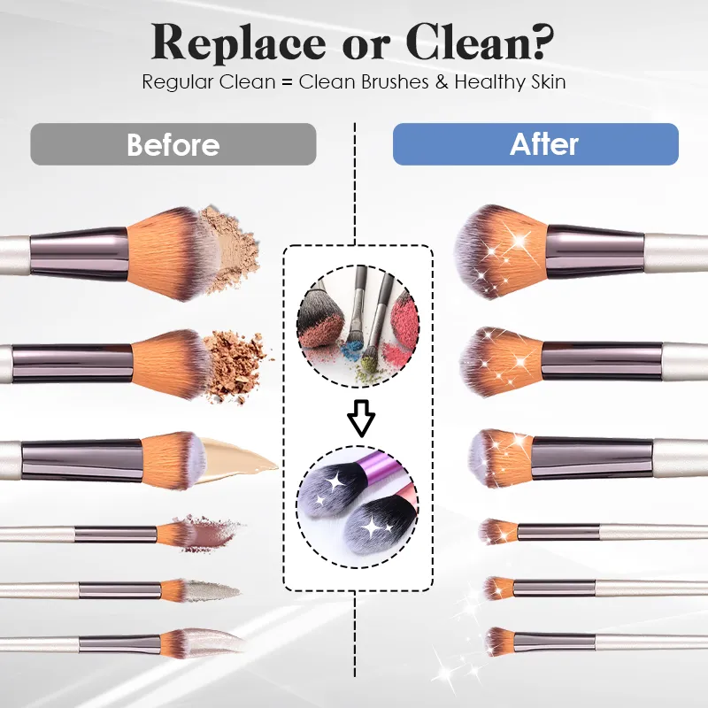 Portable USB Makeup Brush Cleaner 3 In 1 Electric Cosmetic Brushes Cleaning Dryer Tool Automatic Wash Makeup Cleaner For Women — image 5