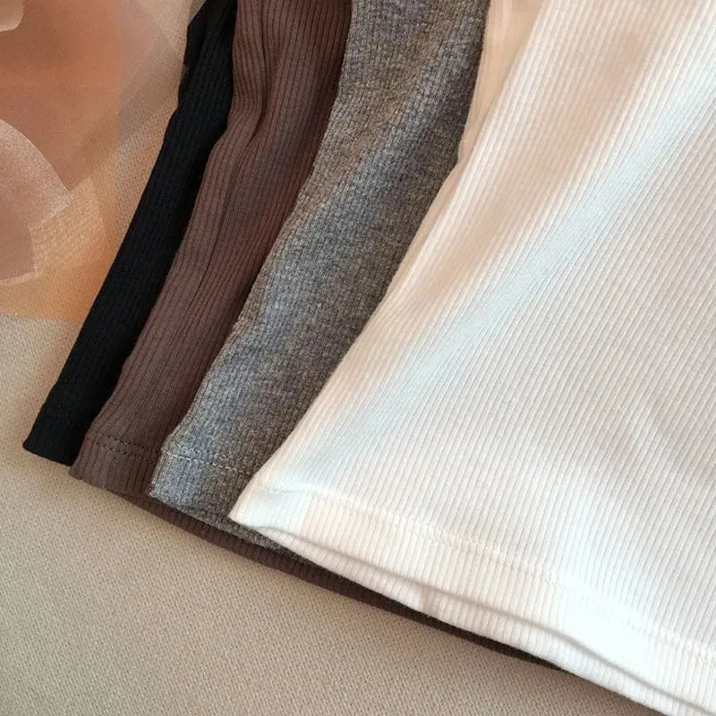 Dames effen kleur spaghettibandjes mouwloos slank hemdje met borstkussen zomerkleding buiten vrouwelijke korte tops vesten — image 4