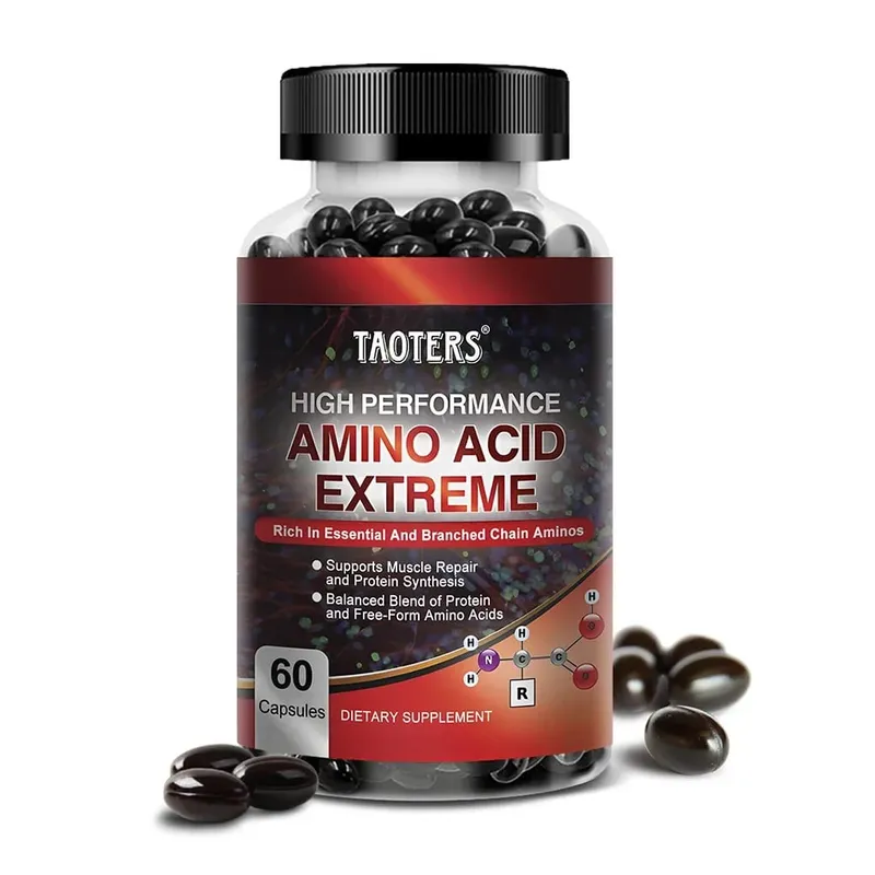 Capsule avanzate di aminoacidi per bodybuilding - Aiutano ad aumentare la forza, la resistenza, la sintesi proteica, a costruire la massa muscolare, l'energia per gli addominali — image 8