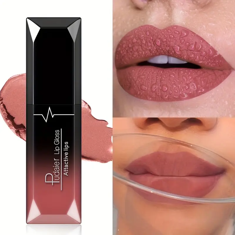 Samtiger, matter, flüssiger Lippenstift, wasserfest, 17 langanhaltende Farben, antihaftbeschichtet, kussfest, glatt, weicher Lippentönung für Mädchen — image 2