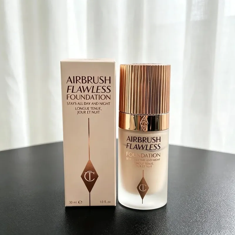Semburan Tetapan Cecair Charlotte Tilbury Foundation Liquid Setting Spray Sutera Tahan Lama Concealer Pelembap Kontur Meningkatkan Solekan Wajah — image 12
