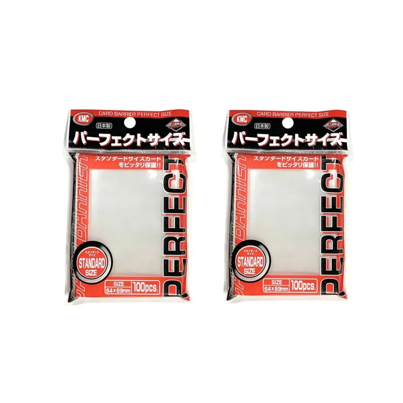64x89mm 100PCS Trasparente KMC Manicotti per carte Manicotto per carte collezionabili Barriera Carte da gioco Protezione esterna per MTG/YGO — image 5
