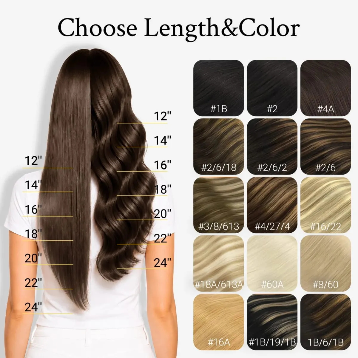 Sunmofavo Tape I Remy Human Hair Extensions Tyk Silkeagtig Lige Naturlig Brun Usynlig Tape 20 Stk Salon Grade Til Kvinder — image 5