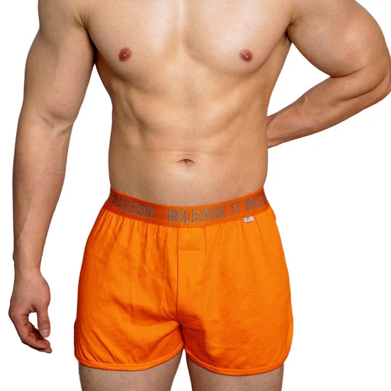 Intimo Uomo Mutandine Pantaloncini Uomo Intimo Cotone Boxer Tinta unita Cuecas Masculinas Home Boxers Pantaloncini Ropa Interni Hombre — image 3