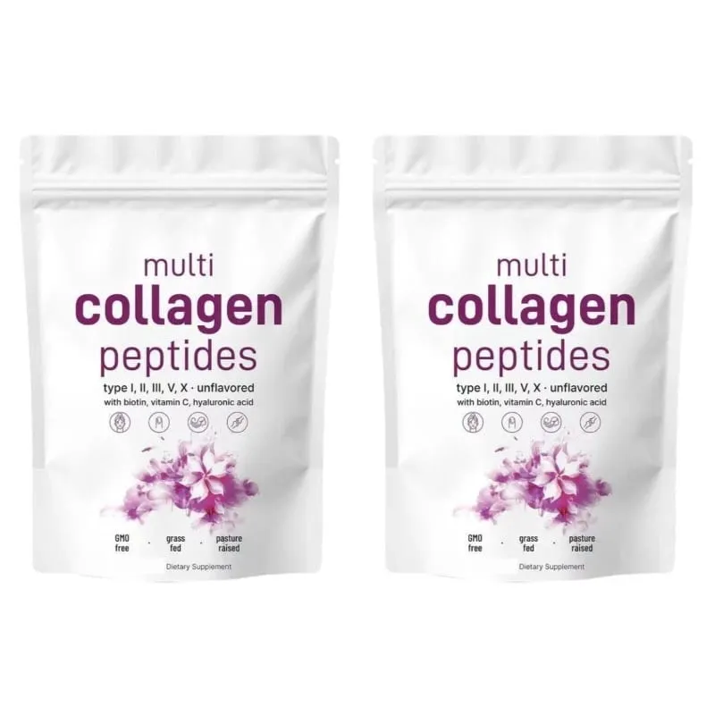 Multi Collagen Peptides Powder Types I II III V with Biotin Vitamin C & Hyaluronic Acid Supports Skin Hair Nails for Men Women — image 8