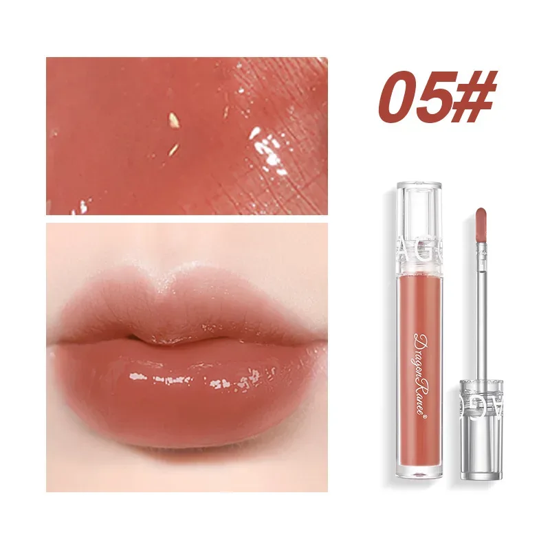 Mirror Water Gloss Lip Glaze Moisturizing Liquid Lipstick Long Lasting Nourishing Glass Lip Gloss Transparent Lip Stain Tint