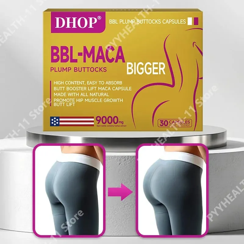 Plumpe baldekapsler med Pueraria Mirifica-ekstrakt Bukkehornekstrakt Maca-ekstrakt og E-vitamin 30 kapsler — image 4