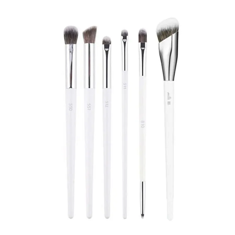1pc Weiß Pulver Make-Up Pinsel 3D Flüssige Foundation Basis Make-up Pinsel Lidschatten blending Detail Gesicht Auge Concealer schönheit werkzeug — image 20