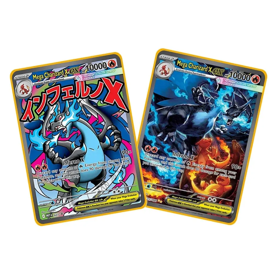 2026 ใหม่ Pokemon การ์ดโลหะ 10000 คะแนน Arceus Charizard Super Card Golden ภาษาอังกฤษ Mewtwo Vmax GX EX อะนิเมะคอลเลกชันการ์ดของขวัญ — image 2