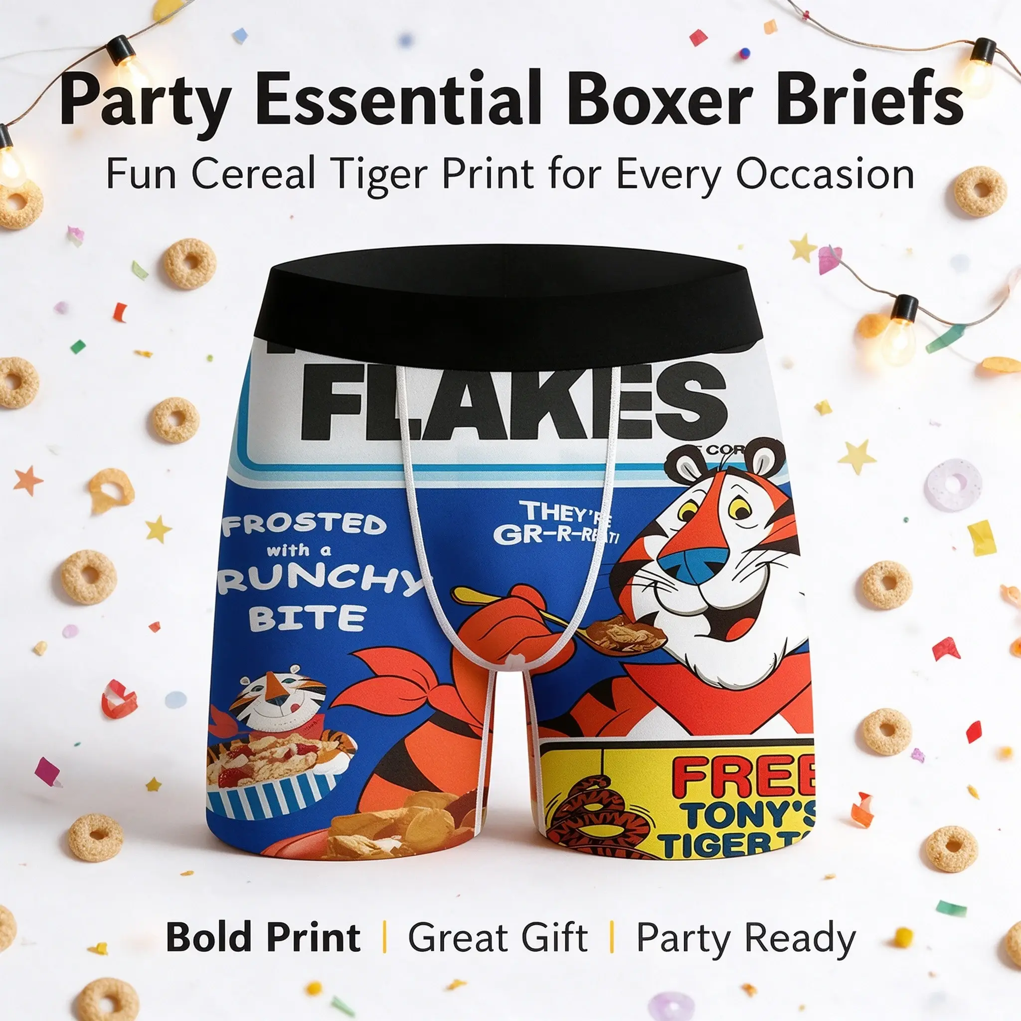 3-Pack Fashionable Men's Boxer Shorts, Comfortable, Soft, Fashionable, Printed, Casual and Versatile Men's Underwear 3256813065858825