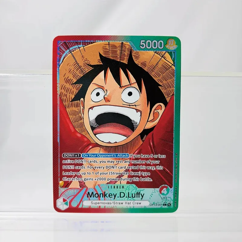 Anime One Piece OPCG-Karten, englische Version, CHARAKTER/FÜHRER/EREIGNIS, Ruffy Shanks, Bonney, Ace, Sabo, Collectine-Ersatzkarten — image 12