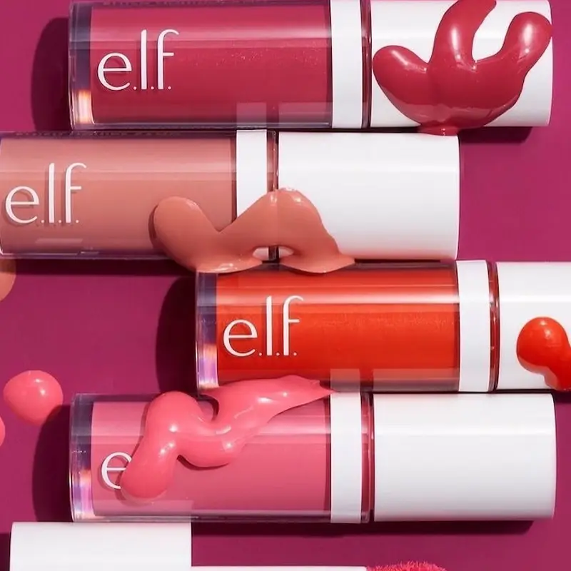 Elf Blush สำหรับริมฝีปากแก้ม Smooth Liquid Blush Two-ended ลิปสติกลิปกลอสแต่งหน้าติดทนนานสีชมพู Primer สำหรับ Pore Minimization — image 2