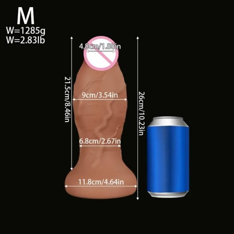 超大型アナルディルド太いリアルなペニスシリコーンビッグディックバットプラグオナホール吸盤付き大人のおもちゃ女性男性用 — image 9