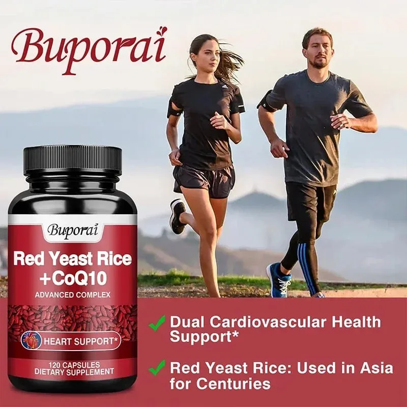 Red Yeast Rice with CoQ10 Supplement - Antioxidant Support for Energy and Heart HealthSupplementsSupplements — image 6