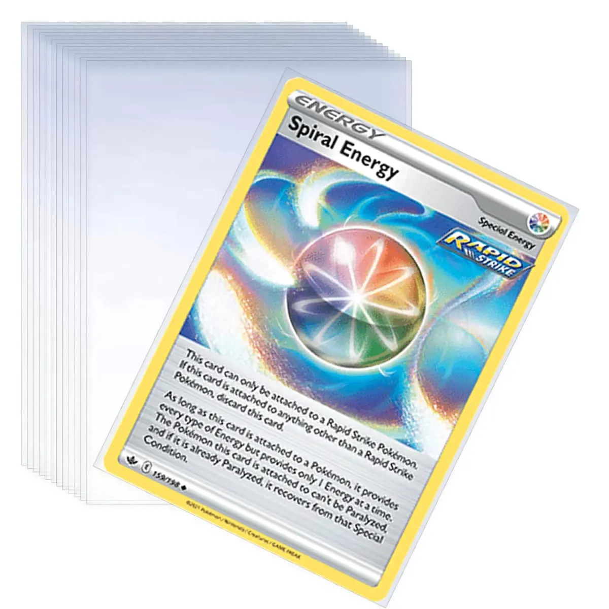 67*90 mm pouzdra na hry Průhledný chránič na hraní Kompatibilní obchodování Yugioh Pokemon Baseball Držák karet Dětská hračka — image 2