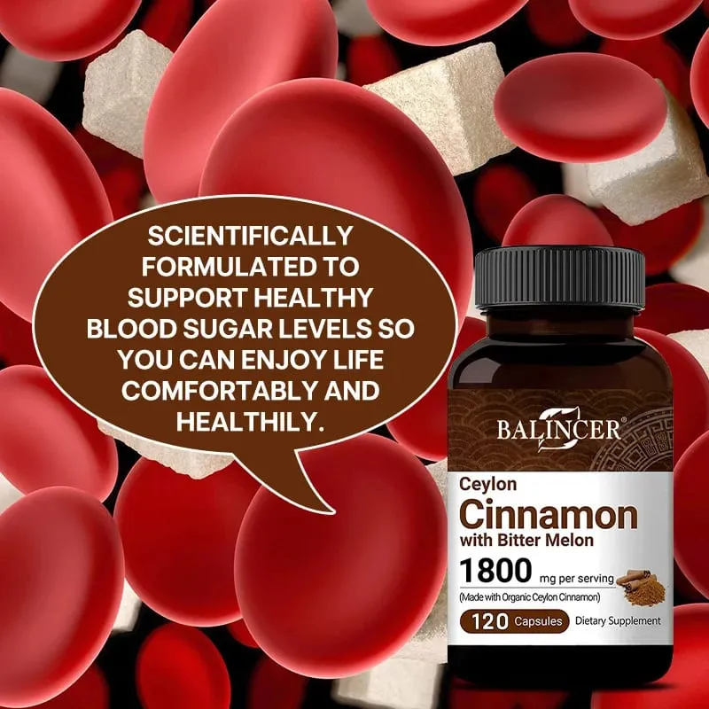 Balincer Ceylon Cinnamon - Promotes Metabolism Helps Cardiovascular and Gastrointestinal Health Antioxidant - 120 Capsules — image 5