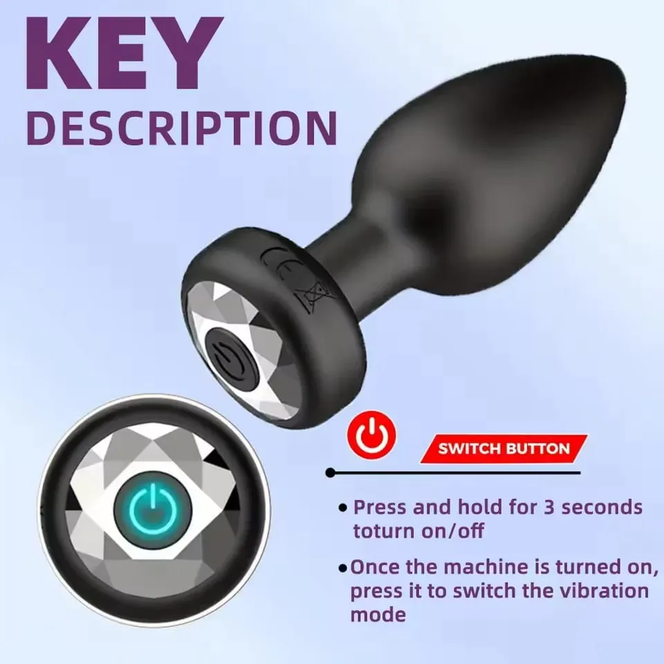 Aplikacja bezprzewodowy wibrator analny dla mężczyzn Butt Plug zdalny stymulator prostaty kobieta kontrola masażer pochwy zabawki erotyczne dla dorosłych kobiety geje — image 4